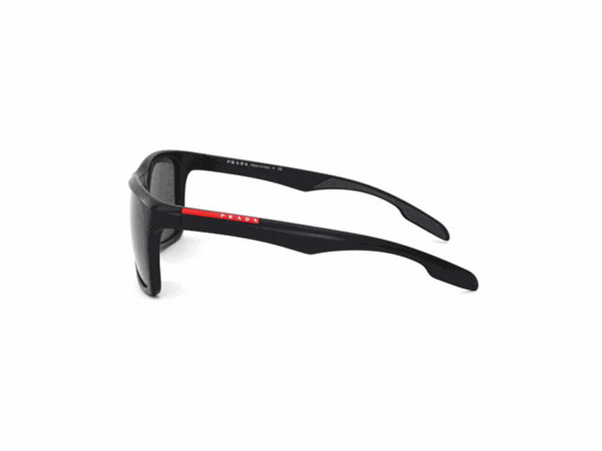 Prada SPR 04S 1BO-1A1 - Matte Black-Grey Gradient by Prada for Men - 57-19-145 mm Sunglasses