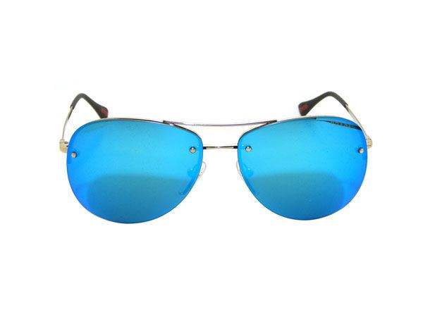 Prada SPS 57R ZVN-5M2 - Pale Gold-Light Green Blue by Prada for Men - 59-16-135 mm Sunglasses
