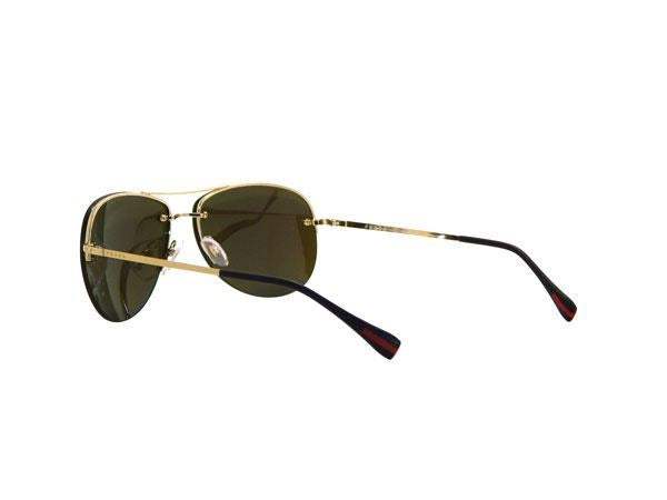 Prada SPS 57R ZVN-5M2 - Pale Gold-Light Green Blue by Prada for Men - 59-16-135 mm Sunglasses