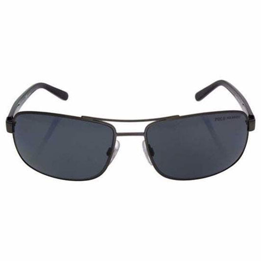 Polo Ralph Lauren PH 3095 9038-87 - Matte Black-Grey by Ralph Lauren for Men - 63-16-130 mm Sunglasses