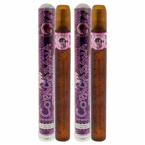 Cuba Brazil Copacabana by Cuba for Women - 1.17 oz EDP Spray - Pack of 2