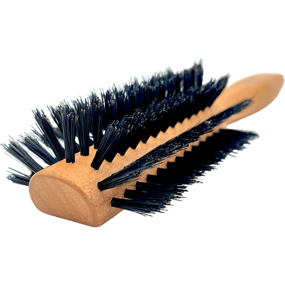 Dural Pear wood half round hair brush with boar bristles - 7 rows
