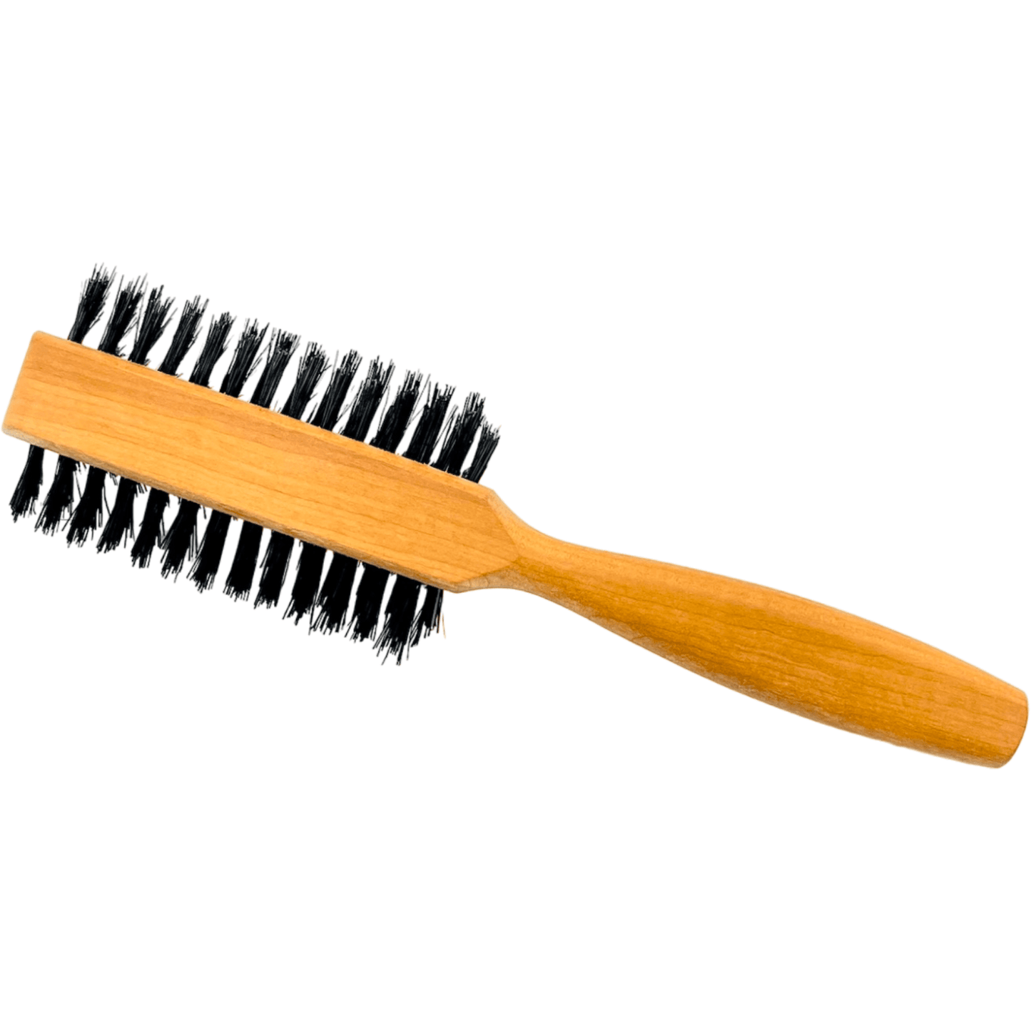 Dural Pear wood half round hair brush with boar bristles - 7 rows