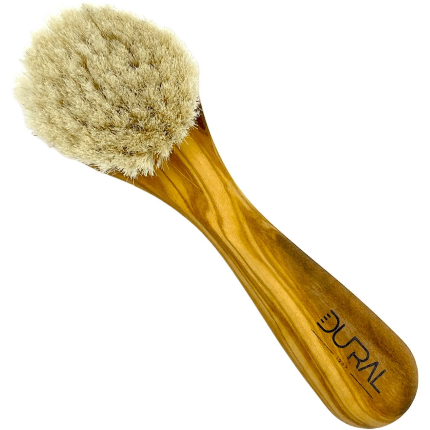 Dural Olive wood face & skin brush with natural goats hair