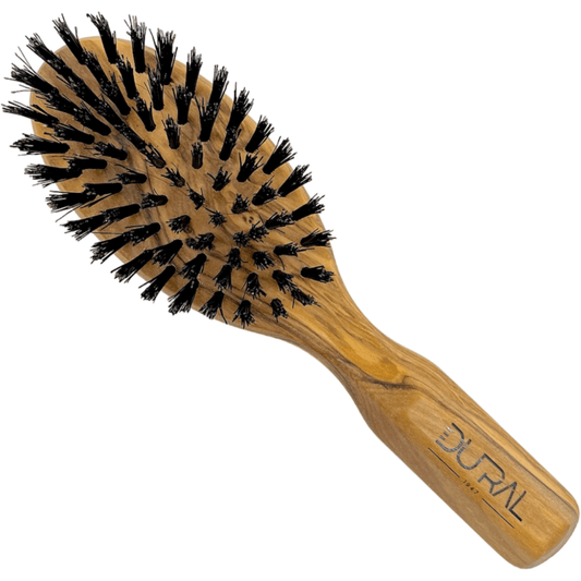 Dural Olive wood hair brush with boar bristles - 7 rows