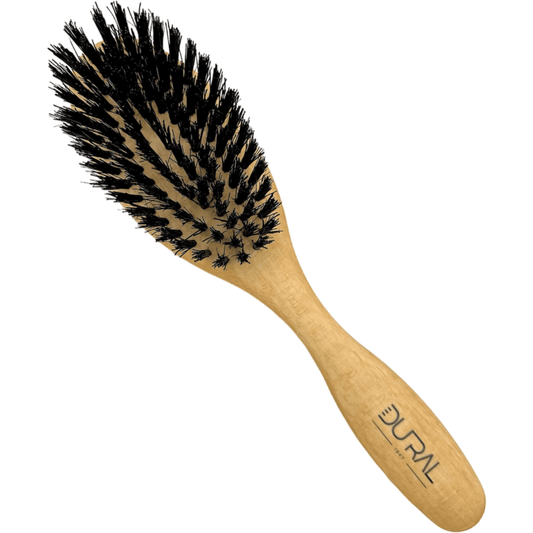 Dural Beech wood hair brush with boar bristles - 7 rows