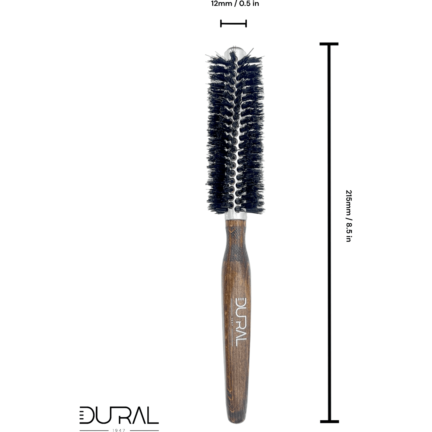 Dural Beech wood quick-styler hair brush with boar bristles - 10 rows