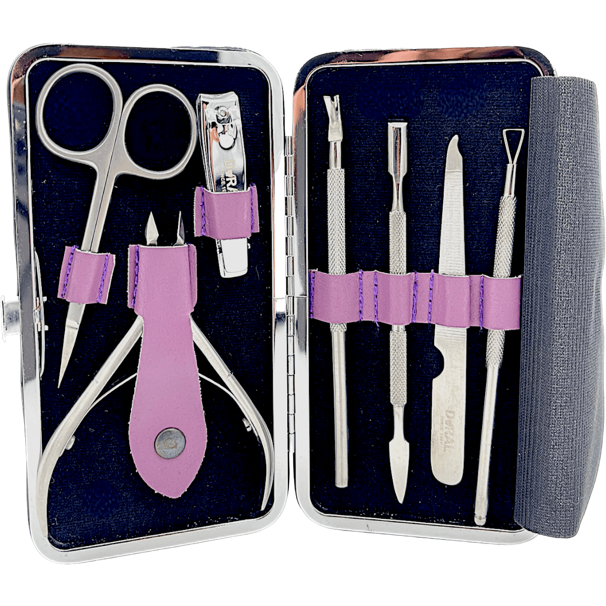 Dural Manicure Pedicure Kit Purple SE-202 3oz