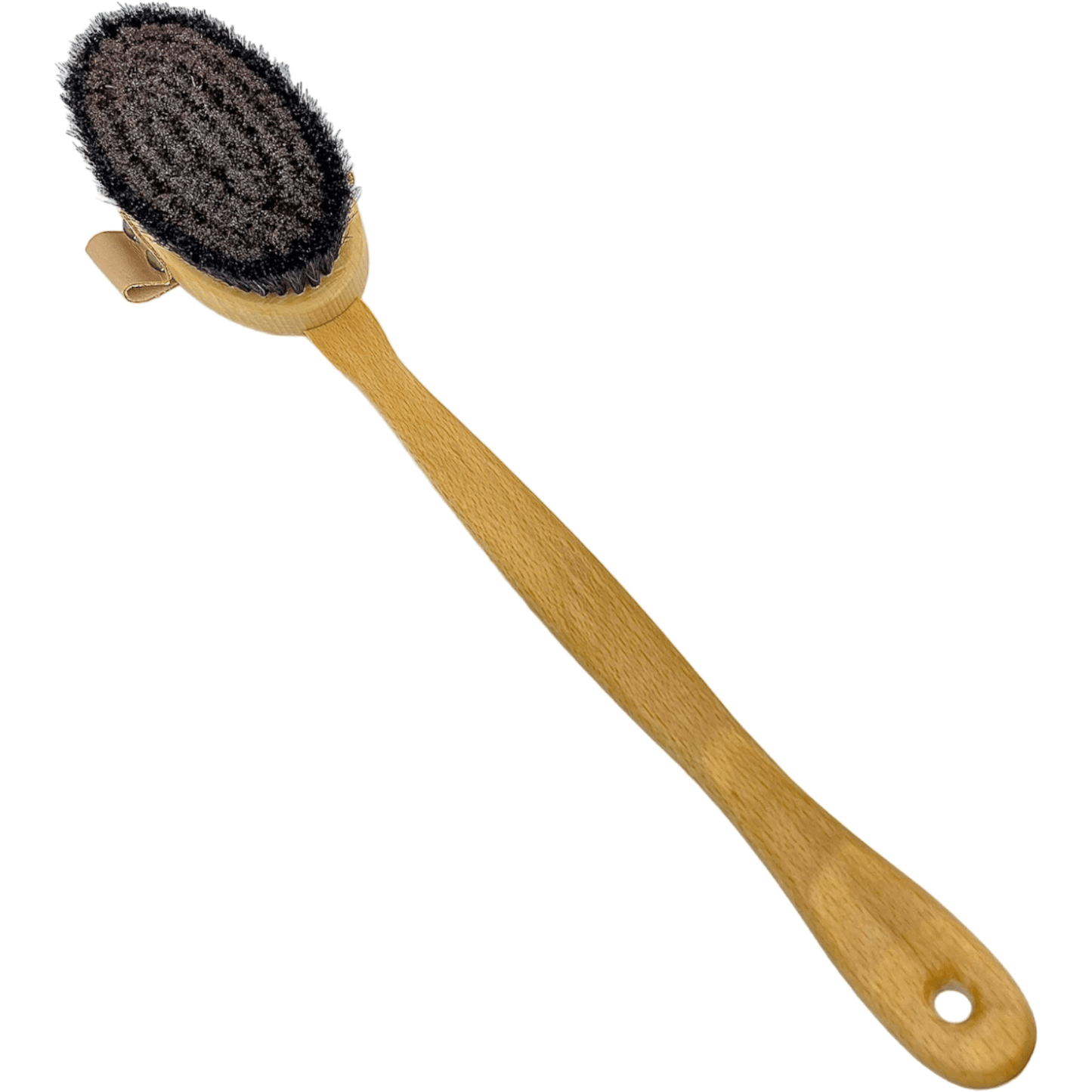 Dural Beech wood ionic body brush - bronze wire & horse hair