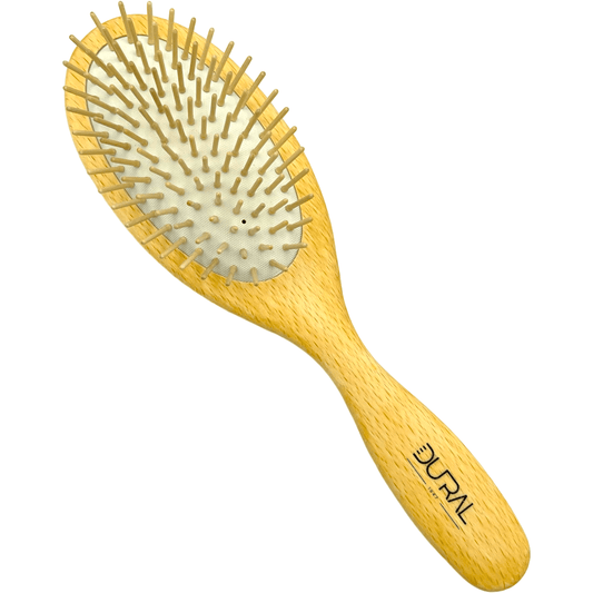 Dural Beech wood rubber cushion hair brush with wooden pins