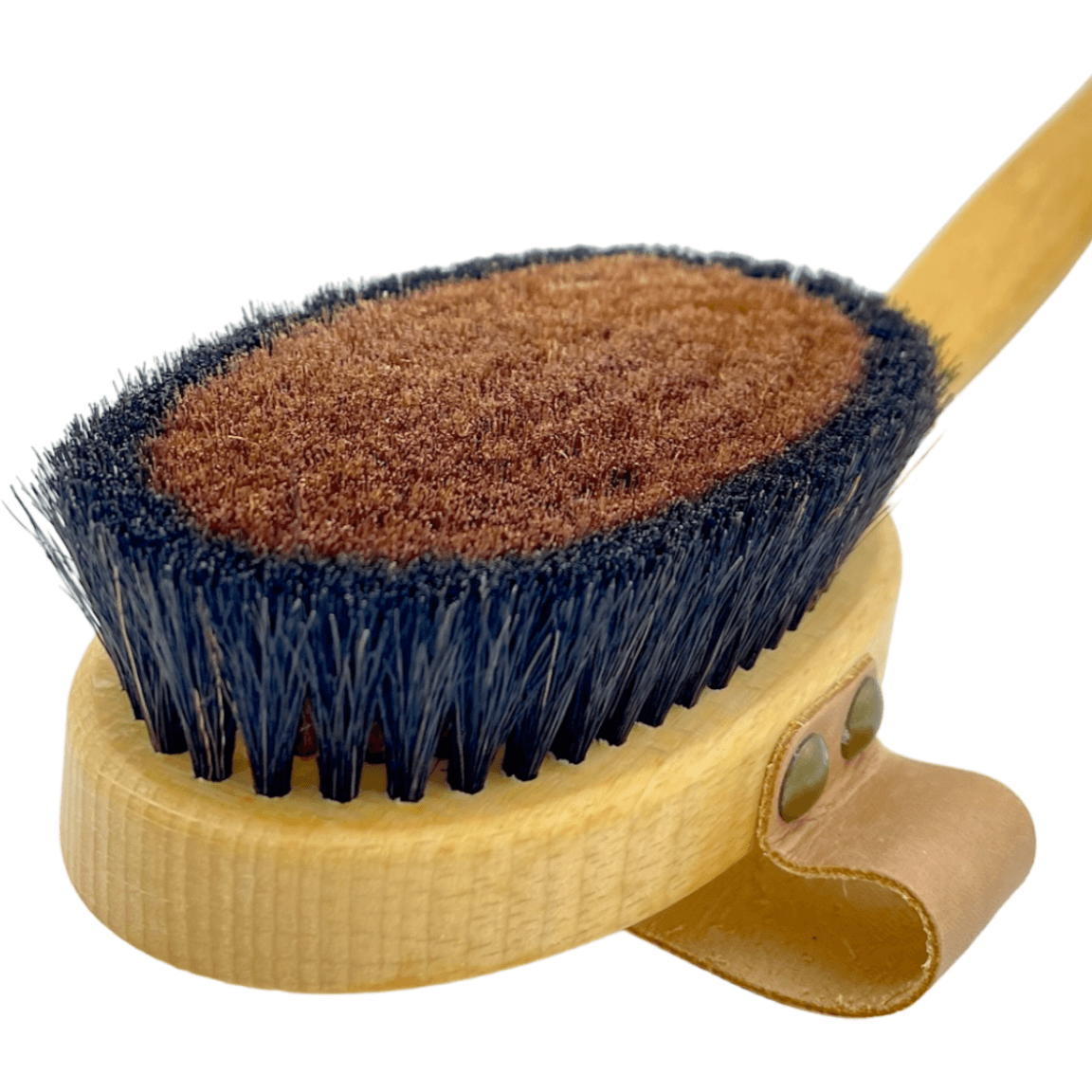 Dural Beech wood ionic body brush - bronze wire & horse hair