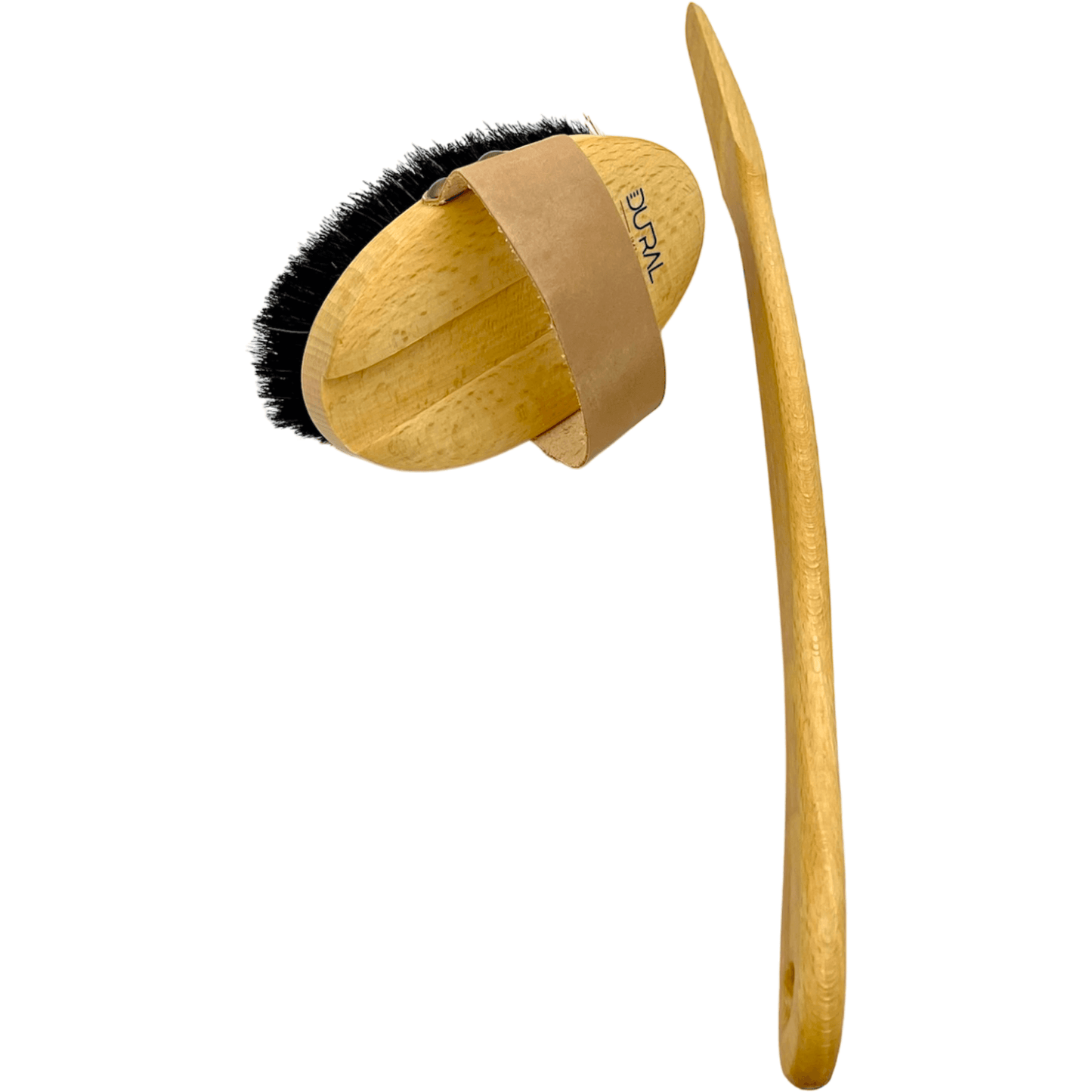 Dural Beech wood ionic body brush - bronze wire & horse hair