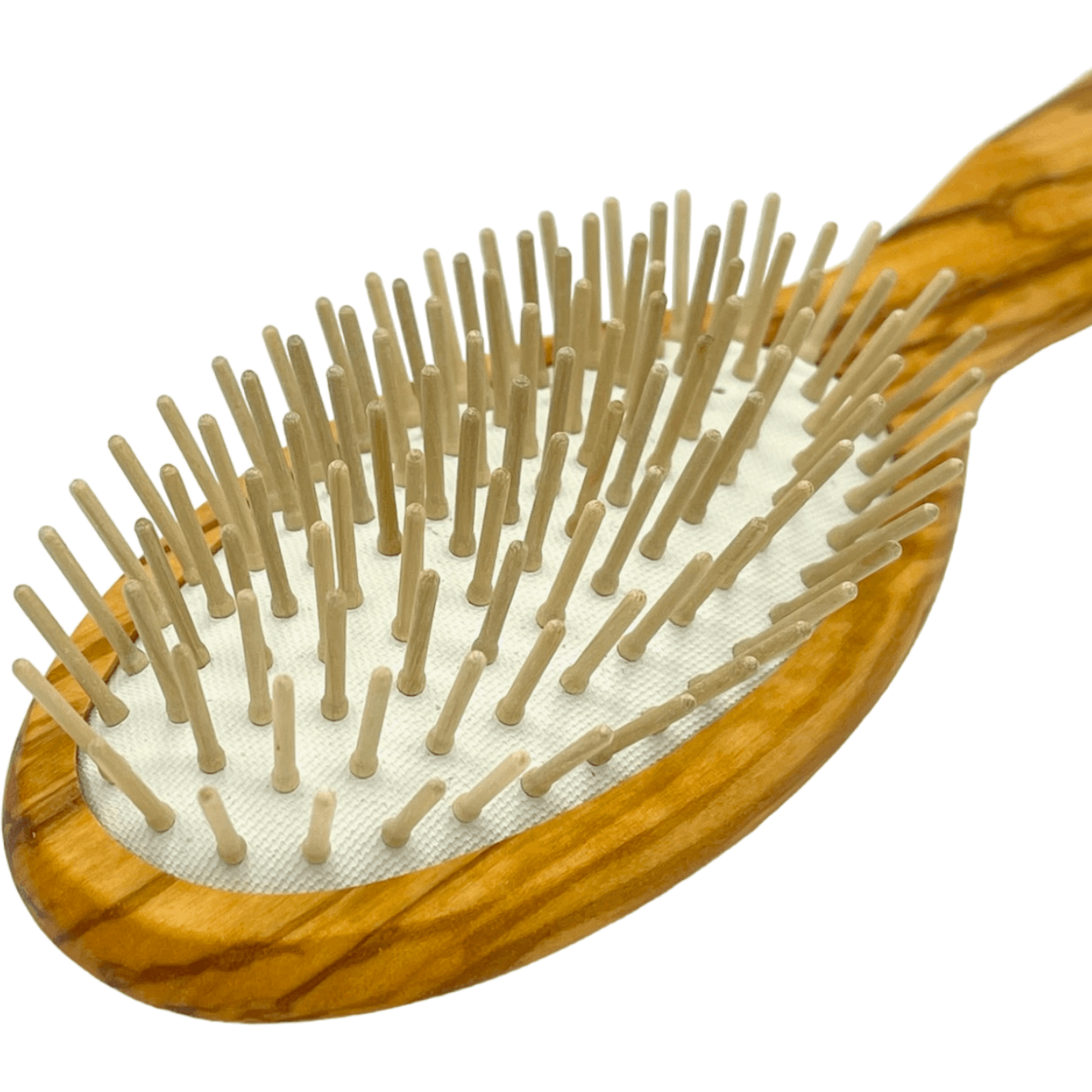 Dural Olive wood rubber cushion hair brush with wooden pins