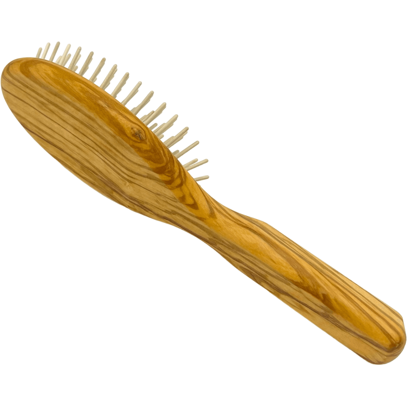 Dural Olive wood rubber cushion hair brush with wooden pins