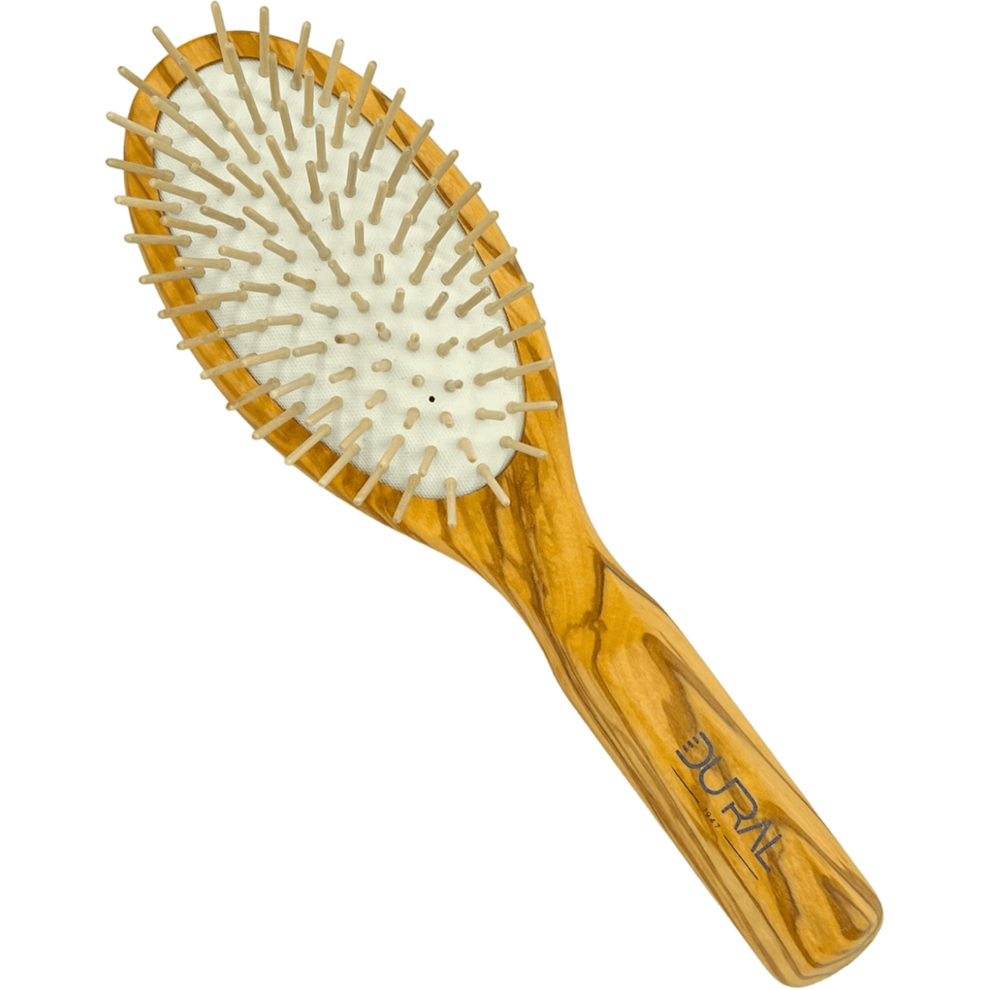 Dural Olive wood rubber cushion hair brush with wooden pins