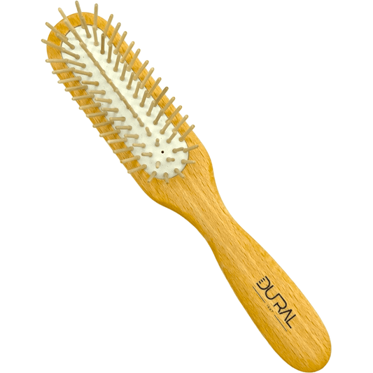 Dural Beech wood rubber cushion hair brush with wooden pins