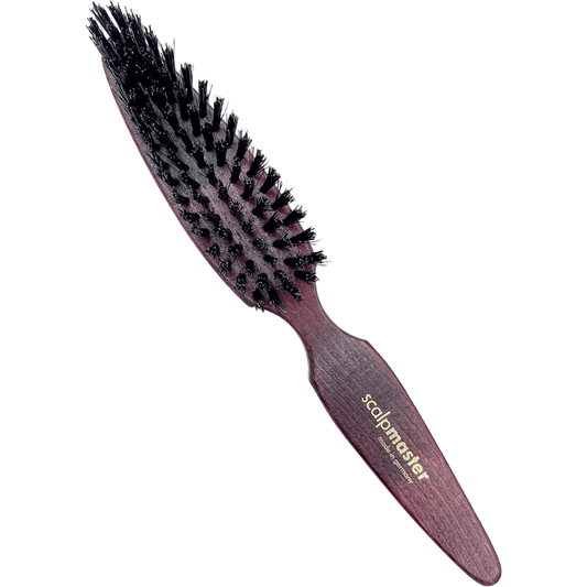 Dural Beech wood scalp master hair brush with boar and nylon bristles