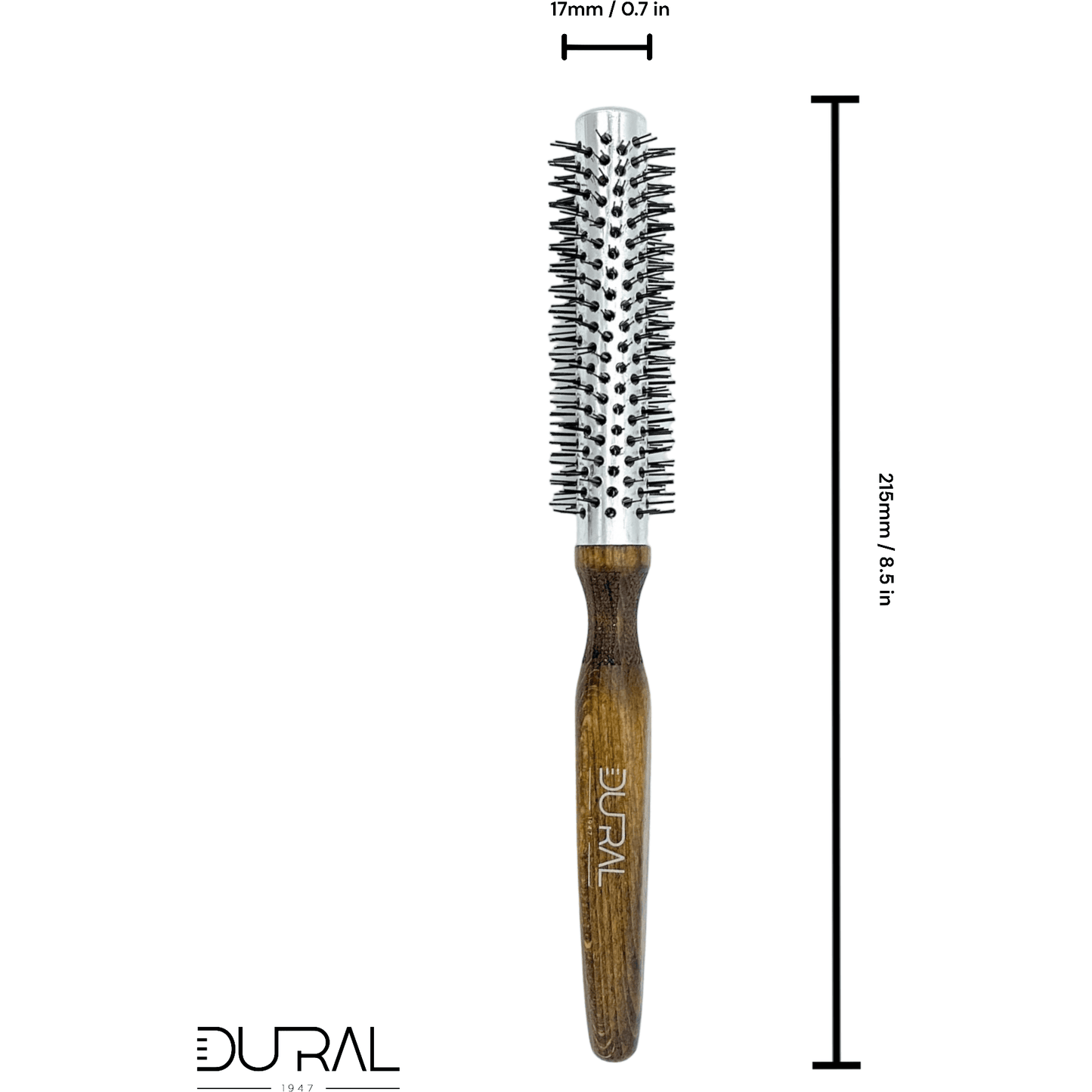 Dural Beech wood QuickStyler hair brush with nylon pins - 14 rows
