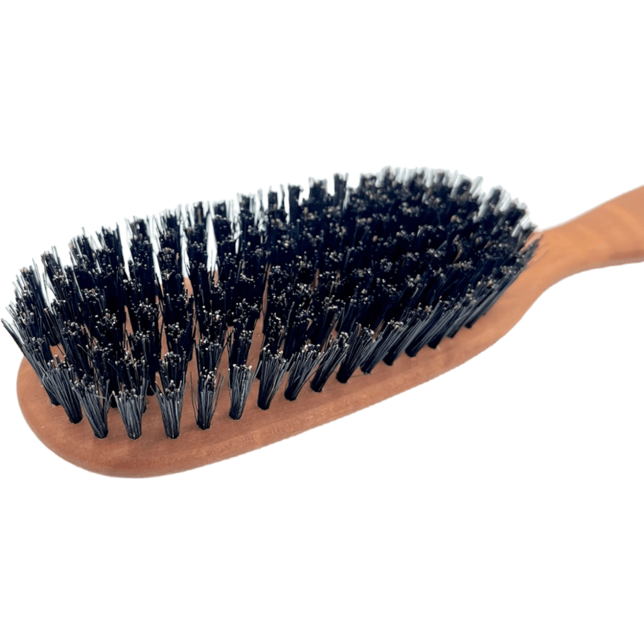 Dural Pear wood oval hair brush with boar bristles - 8 rows
