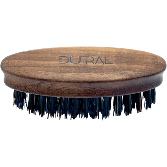Dural nutwood beard brush with pure wild boar bristles