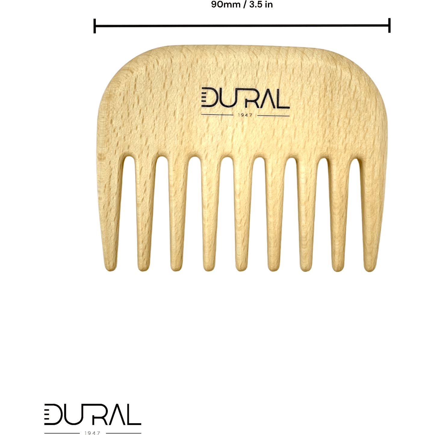 Dural Beech wood Afro comb