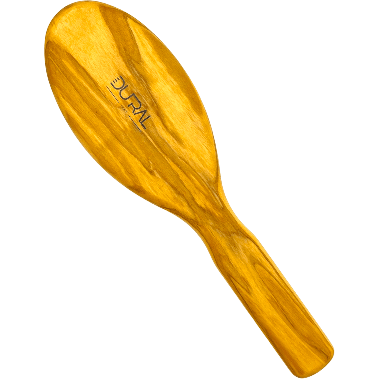 Dural Olive wood rubber cushion hair brush with steel pins and ball tips