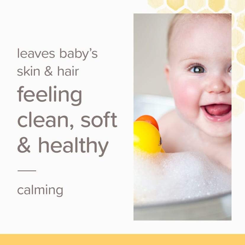Baby Shampoo and Wash Calming by Burts Bees for Kids - 12 oz Shampoo and Body Wash