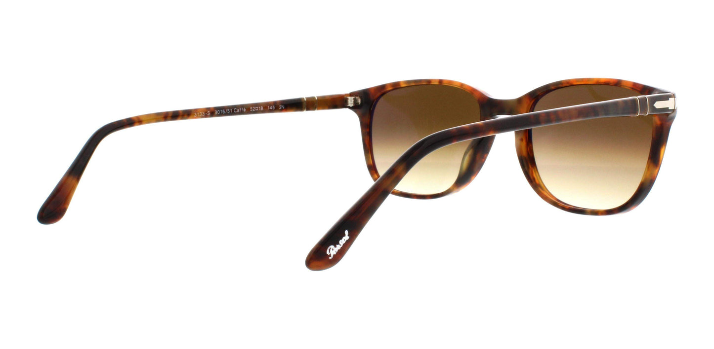 Persol PO3133S 9016-51 - Caffe-Brown Faded by Persol for Unisex - 52-18-145 mm Sunglasses