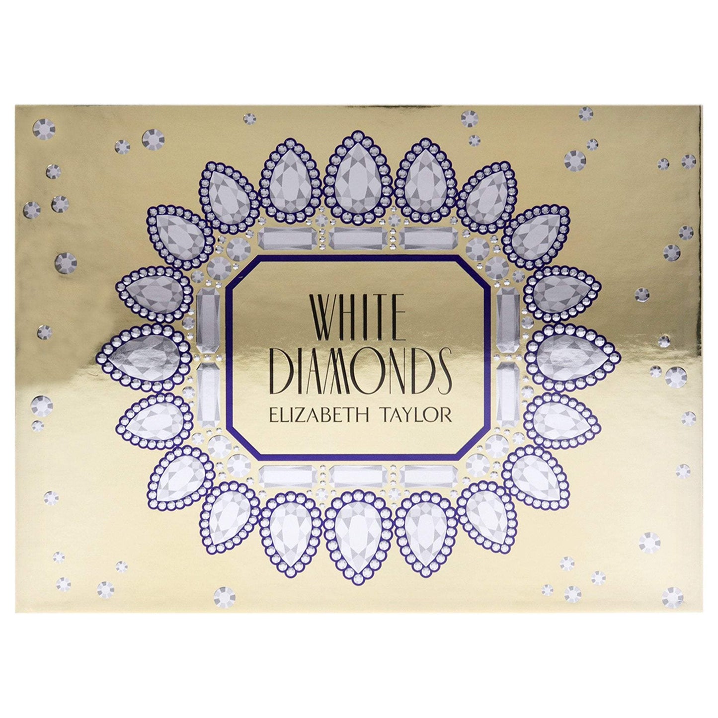 White Diamonds by Elizabeth Taylor for Women - 3 Pc Gift Set 3.3oz EDT Spray, 3.3oz Body Lotion, 3.3oz Body Wash