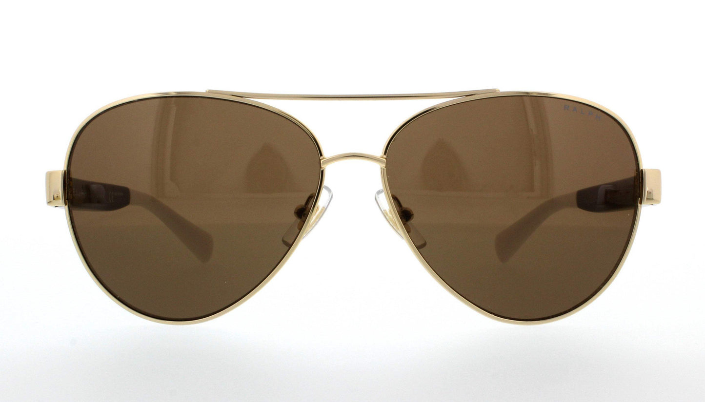 Ralph Lauren RA 4114 3088T5 - White-Brown Gradient Polarized by Ralph Lauren for Women - 58-13-135 mm Sunglasses