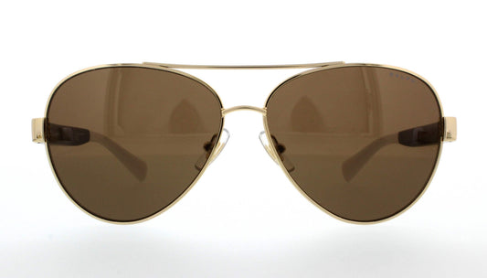 Ralph Lauren RA 4114 3088T5 - White-Brown Gradient Polarized by Ralph Lauren for Women - 58-13-135 mm Sunglasses