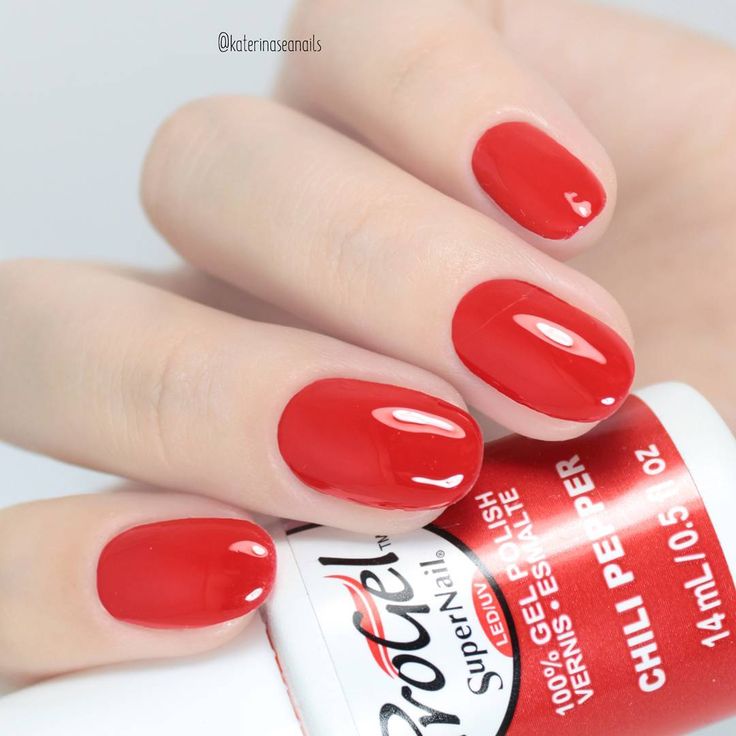 Super Nail Supernail Progel Nail Lacquer Chili Pepper