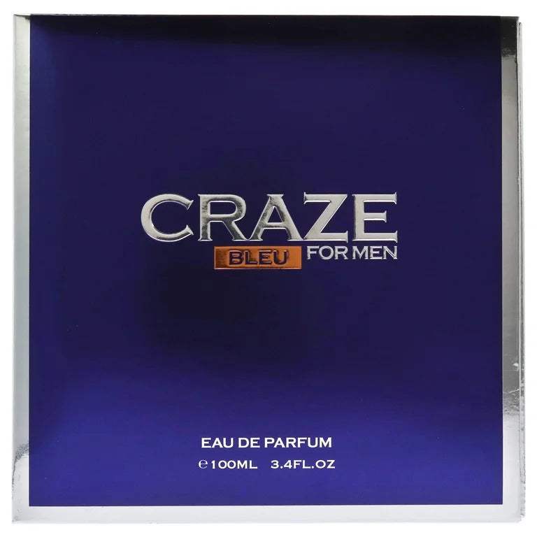 Craze Bleu by Armaf for Men - 3.4 oz EDP Spray