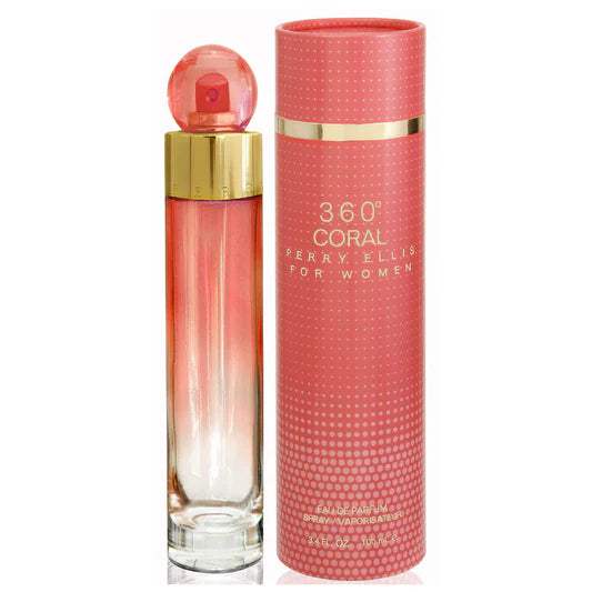 360 Coral by Perry Ellis for Women - 3.4 oz EDP Spray (Tester)