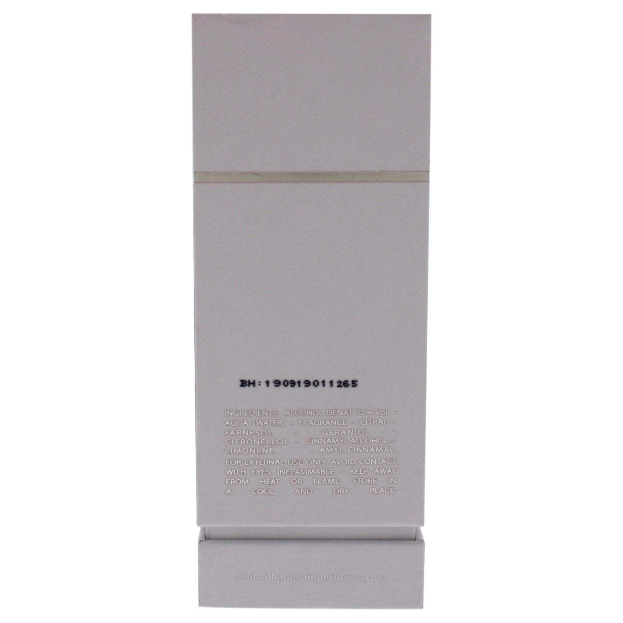 LAventure Blanche by Al Haramain for Men - 6.76 oz EDP Spray