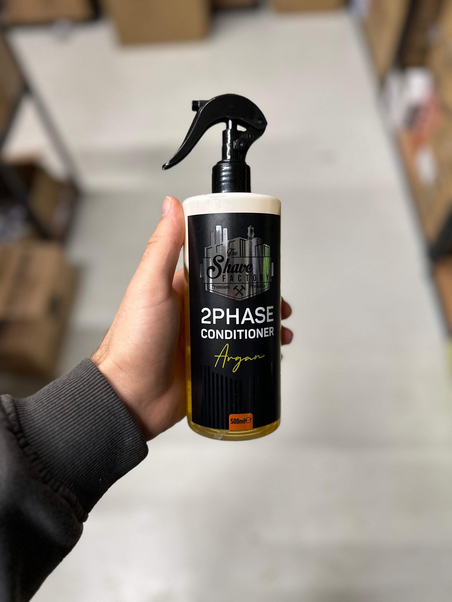 The Shave Factory - 2 Phase, Beard & Hair Conditioner, Argan Oil Deep Conditioner for Hair & Beards, Softens and Strengthens Beard & Hair, 16.9 Fl. oz