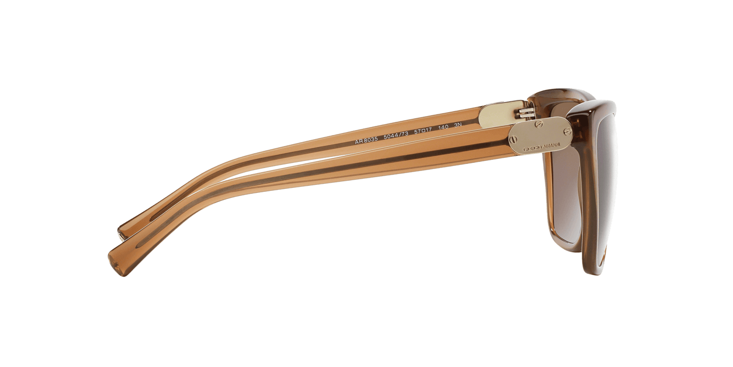 Giorgio Armani AR 8035 5044-73 - Grey by Giorgio Armani for Women - 57-17-140 mm Sunglasses