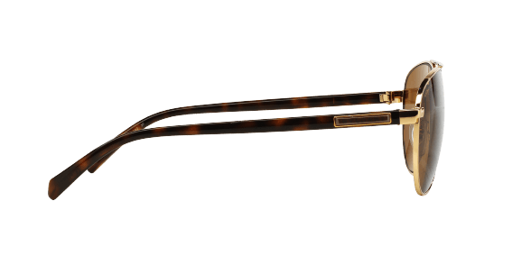 Bvlgari BV5026K 391-83 - Gold-Plated Polarized by Bvlgari for Men - 60-17-142 mm Sunglasses