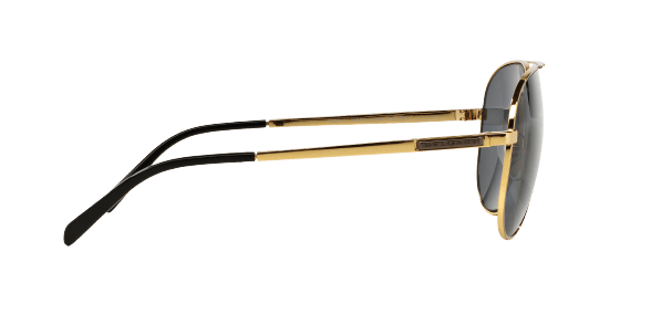 Bvlgari BV5029K 390-81 - Gold Plated-Grey Polarized by Bvlgari for Men - 61-15-140 mm Sunglasses