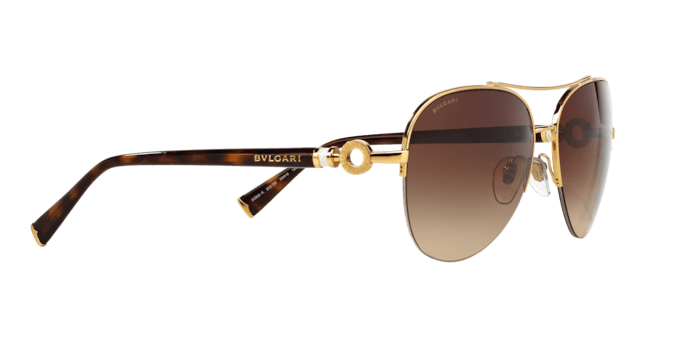 Bvlgari BV6068K 393-3B - Gold Plated-Brown Gradient by Bvlgari for Women - 59-16-135 mm Sunglasses