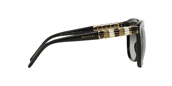 Bvlgari BV8155 501-T3 - Black-Grey Gradient Polarized by Bvlgari for Women - 57-16-140 mm Sunglasses