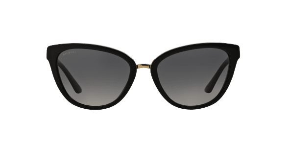 Bvlgari BV8165 501-T3 - Black-Grey Gradient Polarized by Bvlgari for Women - 56-18-135 mm Sunglasses