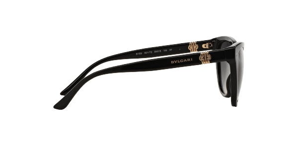 Bvlgari BV8165 501-T3 - Black-Grey Gradient Polarized by Bvlgari for Women - 56-18-135 mm Sunglasses