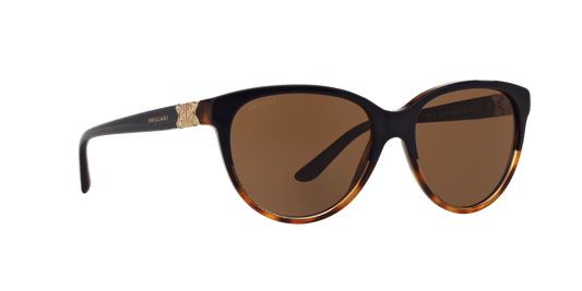 Bvlgari BV8166B 5371-73 - Blue Havana-Brown by Bvlgari for Women - 56-16-135 mm Sunglasses