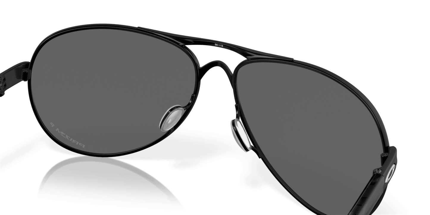 Oakley Feedback OO4079-27 - Polished Black-Prizm Daily Polarized by Oakley for Women - 59-13-135 mm Sunglasses