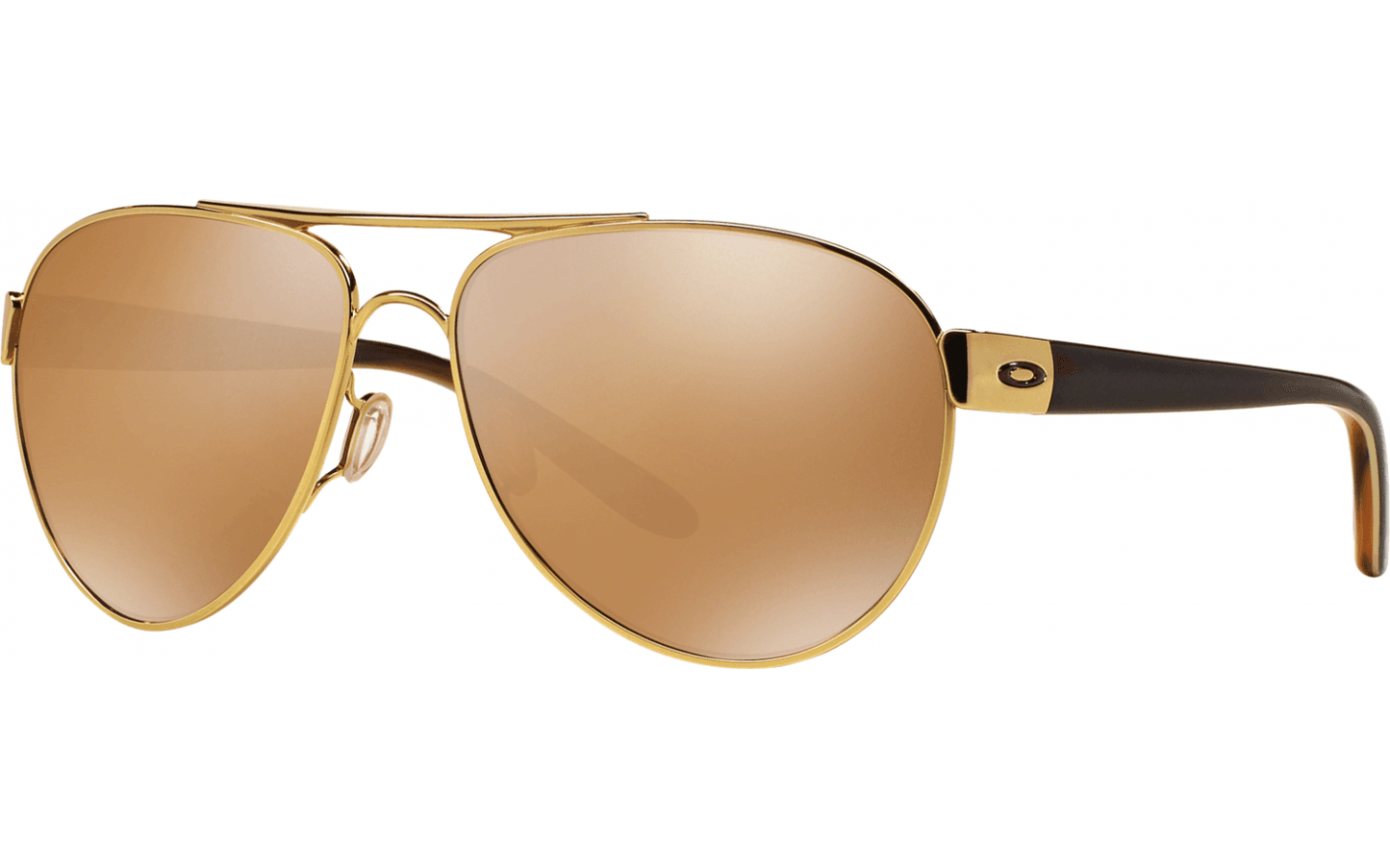 Oakley Disclosure OO4110-02 - Polished Gold-Tungsten Iridium by Oakley for Women - 58-14-133 mm Sunglasses