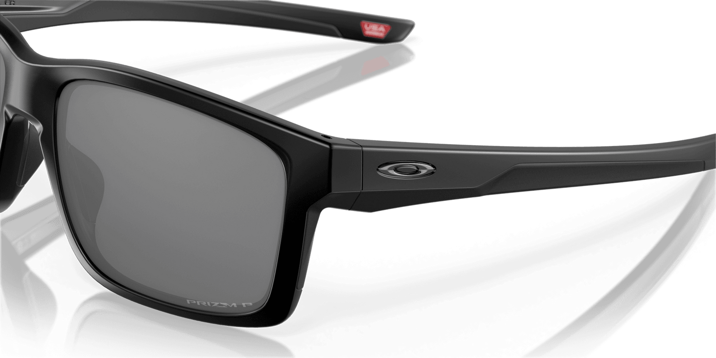 Oakley Mainlink OO9264-02 - Polished Black-Black Iridium by Oakley for Men - 57-17-138 mm Sunglasses