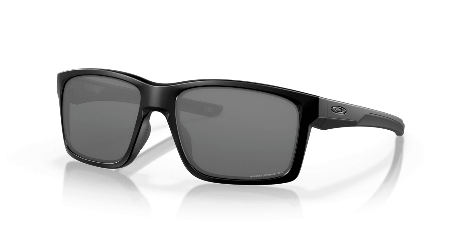 Oakley Mainlink OO9264-02 - Polished Black-Black Iridium by Oakley for Men - 57-17-138 mm Sunglasses