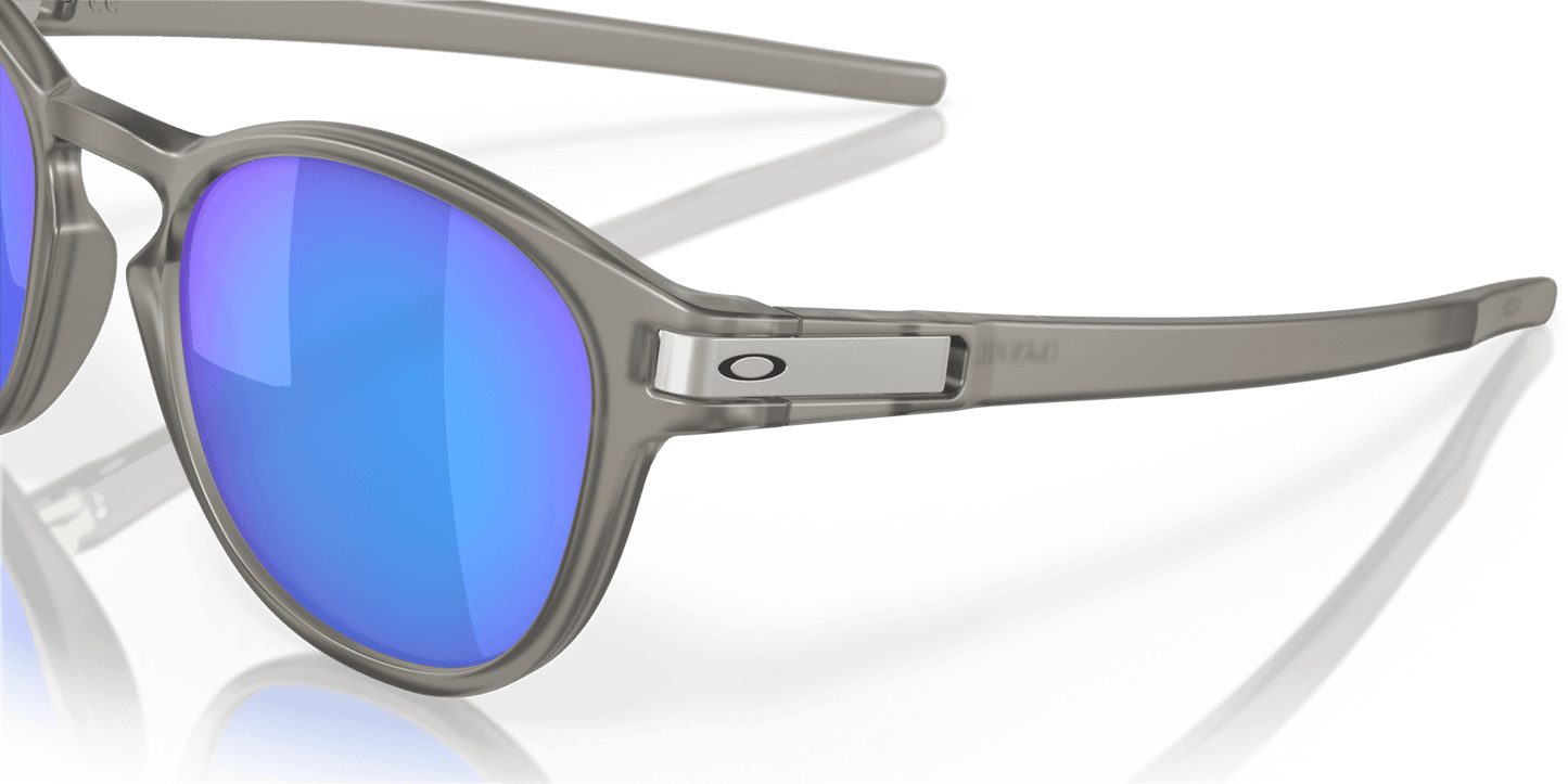 Oakley Latch OO9265-08 - Matte Gray Ink-Sapphire Iridium Polarized by Oakley for Men - 53-21-139 mm Sunglasses