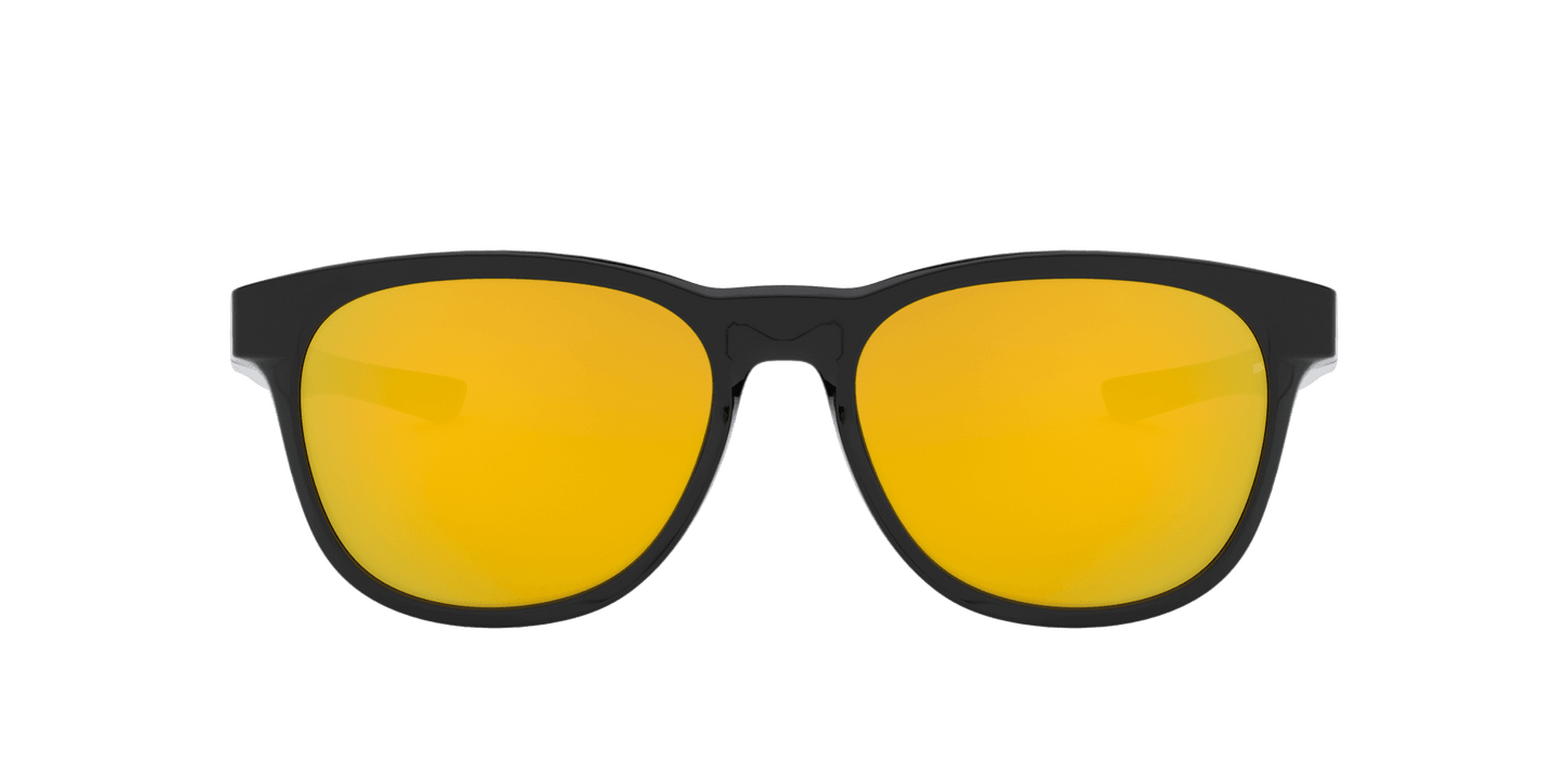 Oakley Stringer OO9315-04 - Polished Black-24k Iridium by Oakley for Men - 55-16-145 mm Sunglasses